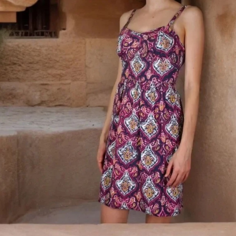 J.CREW Sweetheart Medallion Paisley Print Small 2